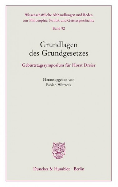 Grundlagen des Grundgesetzes