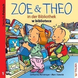 ZOE & THEO in der Bibliothek. Deutsch und Polnisch