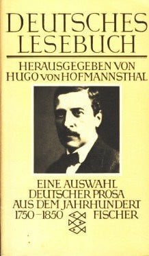 Deutsches Lesebuch. Eine Auswahl deutscher Prosa aus dem Jahrhundert 1750-1850.