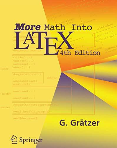 More Math into Latex