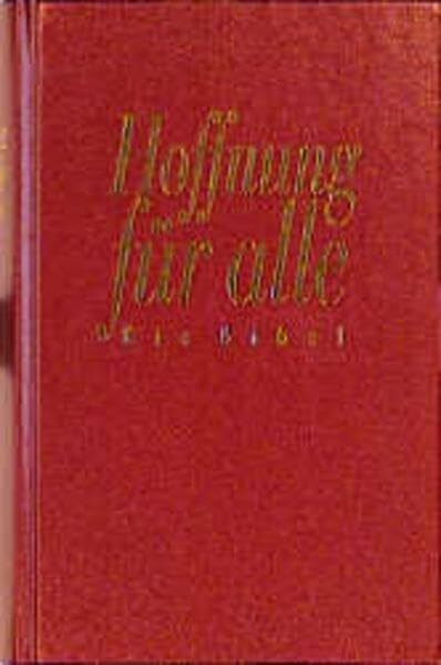 Bibelausgaben, Hoffnung für alle, Die Bibel, Skivertexausgabe/rot