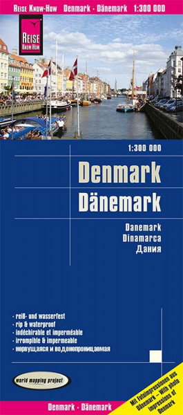 Reise Know-How Landkarte Dänemark / Denmark (1:300.000): reiß- und wasserfest (world mapping project)