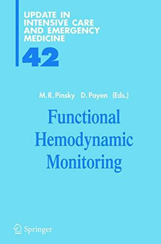Functional Hemodynamic Monitoring (Update in Intensive Care and Emergency Medicine, 42, Band 42)