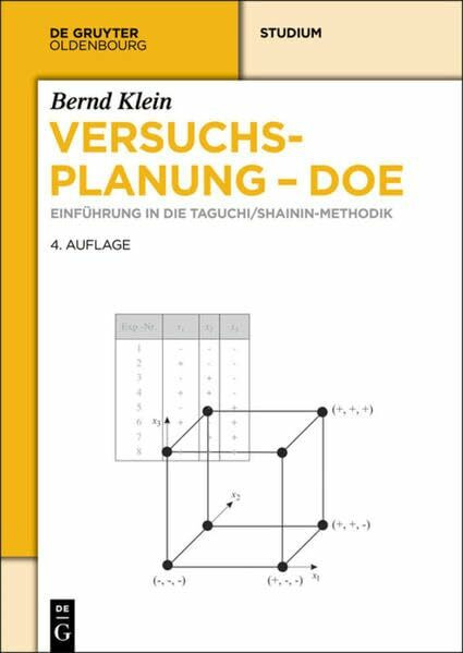 Versuchsplanung - DoE: Einführung in die Taguchi/Shainin-Methodik