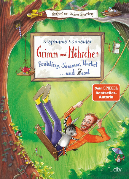 Grimm und Möhrchen – Frühling, Sommer, Herbst und Zesel: Liebevoll illustriertes Vorlesebuch für Kinder ab 5 (Grimm und Möhrchen-Abenteuer, Band 2)