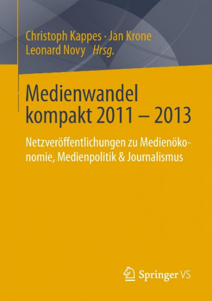 Medienwandel kompakt 2011 - 2013
