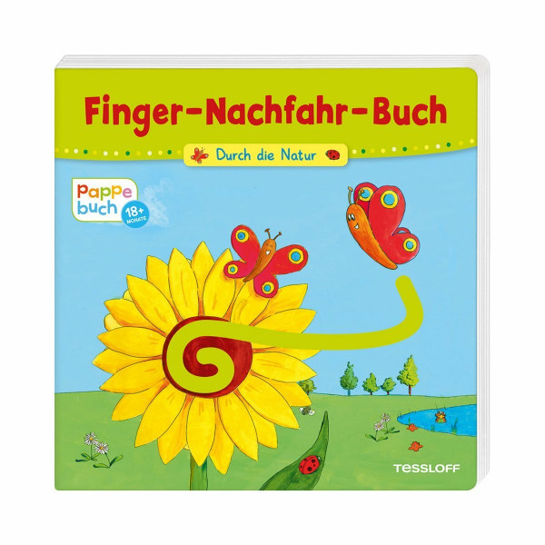 Finger-Nachfahr-Buch Durch die Natur: Ein Finger-Nachfahr-Spaß mit lustigen Reimen (Bilderbuch ab 18 Monate)