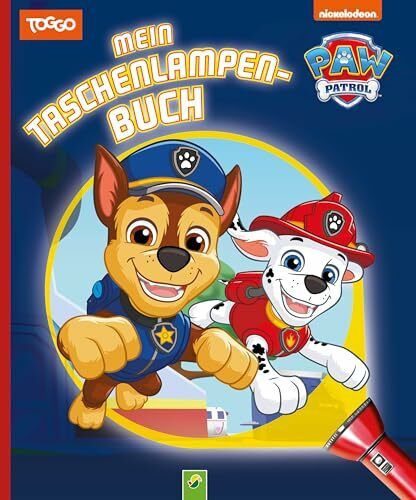 PAW Patrol Mein Taschenlampenbuch ab 4 Jahren: Mit Folienseiten und wiederverstaubarer Taschenlampe I Geschenk für Jungen und Mädchen