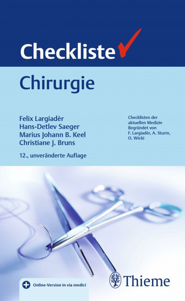 Checkliste Chirurgie (Checklisten Medizin)