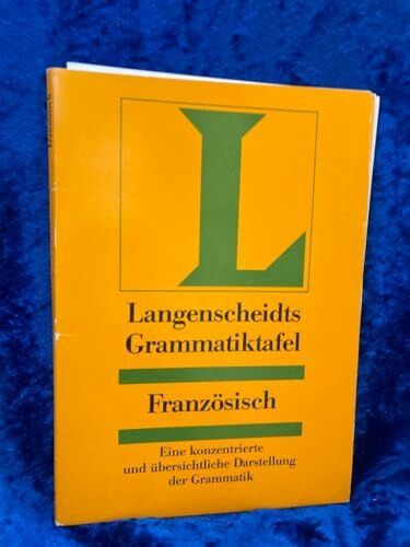 Langenscheidts Grammatiktafel Französisch