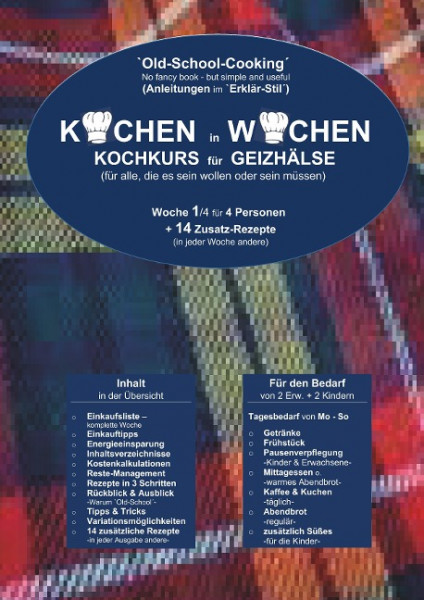 Kochen in Wochen