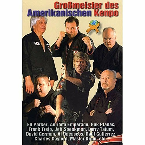 Großmeister des Amerikanischen Kenpo: Ed Parker, Adriano Emperado, Huk Planas, Frank Trejo, Jeff Speakman, Larry Tatum, David German, etc.