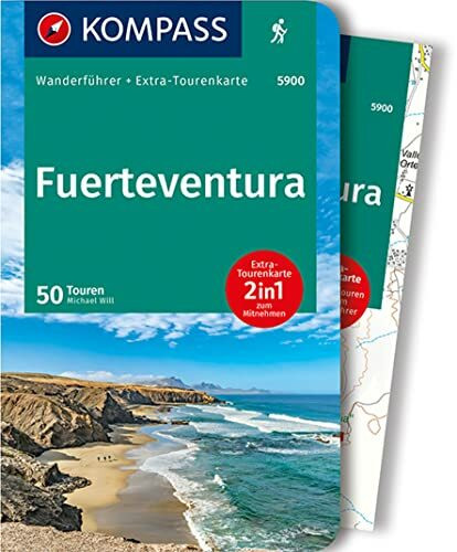 KOMPASS Wanderführer Fuerteventura, 50 Touren: mit Extra-Tourenkarte Maßstab 1:60.000, GPX-Daten zum Download
