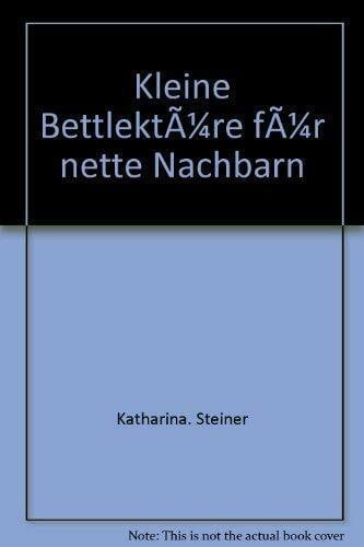 Kleine Bettlektüre für nette Nachbarn
