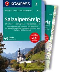 KOMPASS Wanderführer SalzAlpenSteig, Chiemsee, Königssee, Hallstätter See, 40 Touren