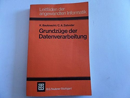 Grundzüge der Datenverarbeitung (Leitfäden der angewandten Informatik)