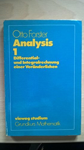 Forster, Otto: Analysis. - Braunschweig : Vieweg