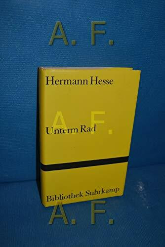 Unterm Rad: Roman. Urfassung (Bibliothek Suhrkamp)