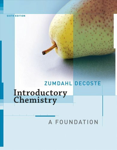 Introductory Chemistry: A Foundation