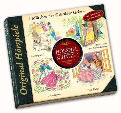 Hörspielschätze, 1 Audio-CD.Tl.1: 4 Märchen der Gebrüder Grimm. Aschenputtel; Brüderchen und Schwesterchen; Dornröschen; Frau Holle