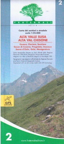 Alta Valle Susa - Alta Val Chisone 1 : 25 000