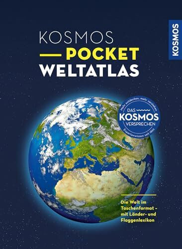 KOSMOS Pocket Weltatlas: Die Welt im Taschenformat mit Länder und Flaggenlexikon