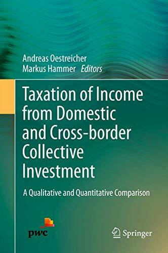 Taxation of Income from Domestic and Cross-border Collective Investment: A Qualitative and Quantitative Comparison