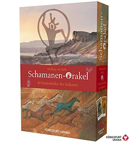 Schamanen-Orakel. 40 Seelenbilder der Indianer: Set mit Buch und Karten