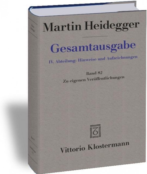 Gesamtausgabe. 4. Abteilungen: Hinweise und Aufzeichnungen