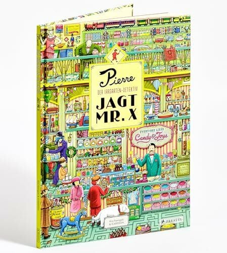 Pierre, der Irrgarten-Detektiv, jagt Mr. X: Suchbilderbuch im XXL-Format für Kinder ab 6 Jahren mit fantastischen Irrgärten zum Rätseln und Knobeln