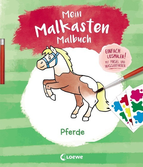 Mein Malkasten-Malbuch - Pferde