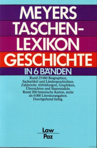 Meyers Taschenlexikon Geschichte: Lat - Ost