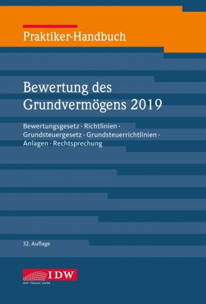 Praktiker-Handbuch Bewertung des Grundvermögens 2019