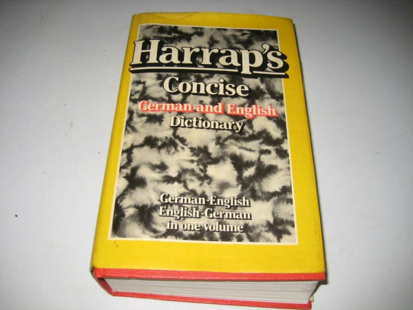 Harrap's Concise German and English Dictionary
