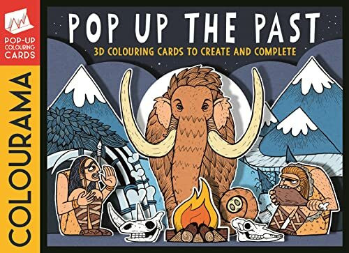 COLOURAMA: Pop Up The Past: 3D Colouring Cards to Create and Complete: 1