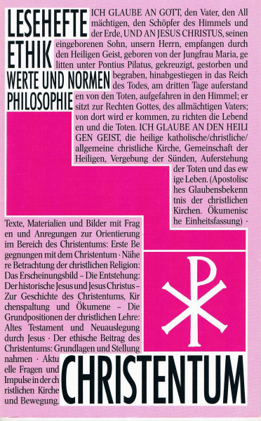 Lesehefte Ethik, Christentum