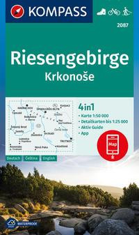 KOMPASS Wanderkarte 2087 Riesengebirge, Krkonose 1:50.000