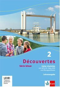 Découvertes serie bleue Sesam 2, Lehrerausgabe zum Cahier d'activités mit MP3-CD, Video-DVD und Übungssoftware (Band 2) 978-3-12-6221276