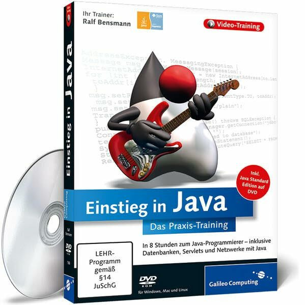 Einstieg in Java – Das Video-Training auf DVD