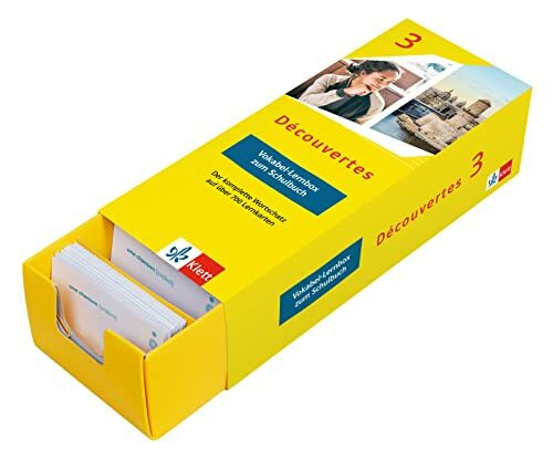 Découvertes 3 (ab 2020) - Vokabel-Lernbox zum Schulbuch: Französisch passend zum Lehrwerk üben (Découvertes. Ausgabe 1. oder 2. Fremdsprache ab 2020)