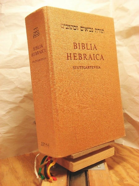 BIBLIA HEBRAICA STUTTGARTNESIA