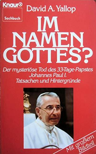 Im Namen Gottes?