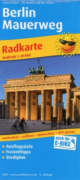 Berlin Mauerweg 1:60 000