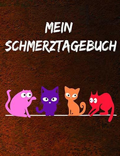 MEIN SCHMERZTAGEBUCH: Der Begleiter gegen den Schmerz als Schmerztagebuch auf vorgefertigten großen Seiten Seiten für 90 Tage A4 8,5x11 Zoll