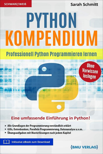 Gekürzte Ausgabe Python Kompendium: Professionell Python Programmieren lernen