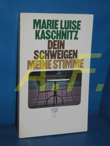 Dein Schweigen, meine Stimme.