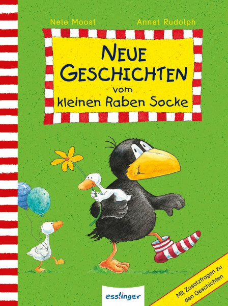 Der kleine Rabe Socke: Neue Geschichten vom kleinen Raben Socke: Fernsehgeschichten vom kleinen Raben - aus der Sandmännchen-Reihe. Mit Zusatzfragen zu den Geschichten