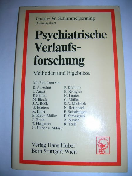 Psychiatrische Verlaufsforschung: Methoden und Ergebnisse