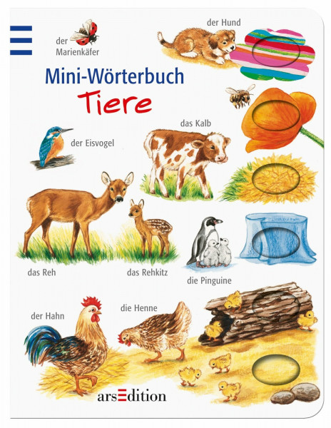 Bildwörterbuch: Tiere: Mini-Wörterbuch