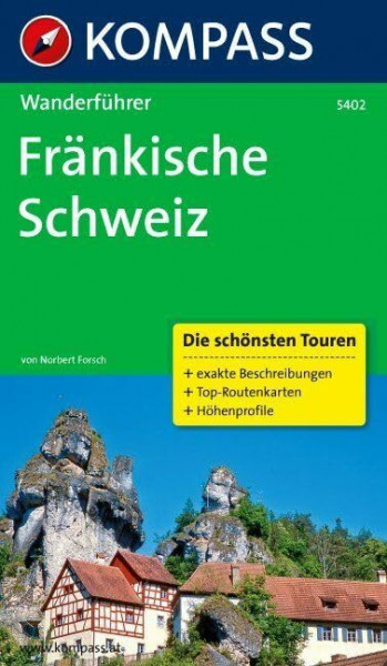 WF 5402 Fränkische Schweiz Wanderführer mit Tourenkarten und Höhenprofilen